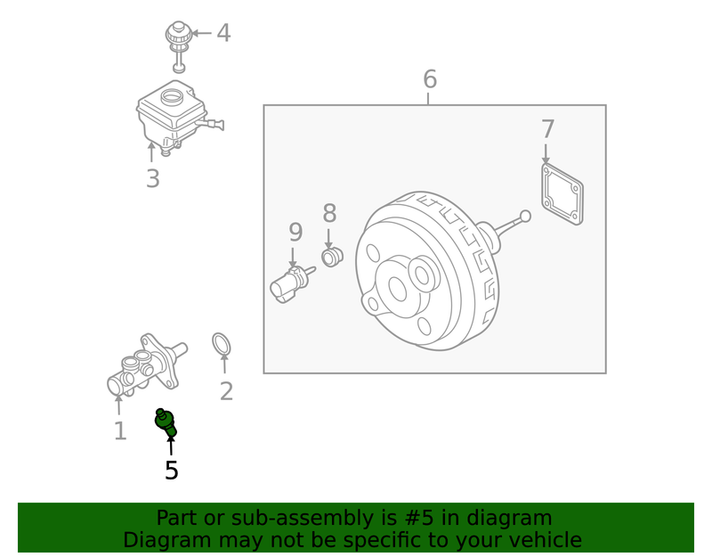 Genuine Porsche parts diagram