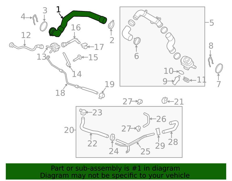 Genuine Porsche parts diagram
