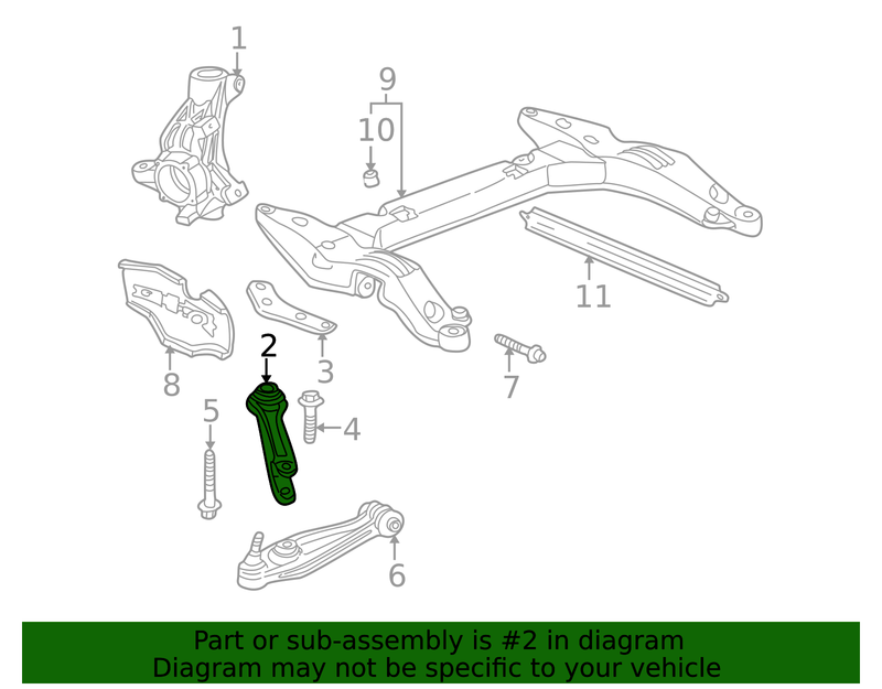 Genuine Porsche parts diagram