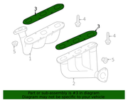 Genuine Porsche parts diagram
