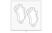 Genuine Porsche parts diagram