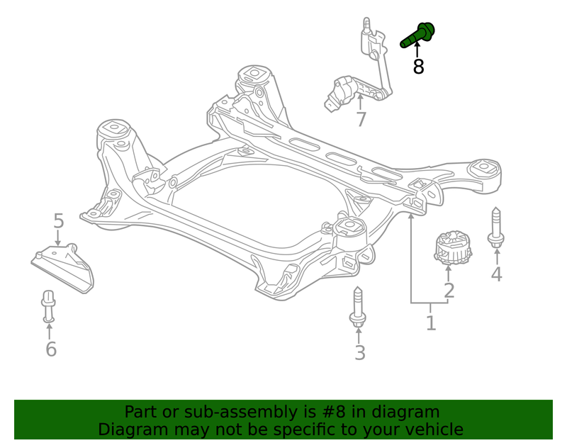 Genuine Porsche parts diagram