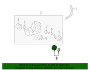 Genuine Porsche parts diagram