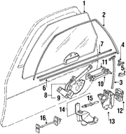 Genuine Porsche parts diagram