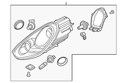 Genuine Porsche parts diagram