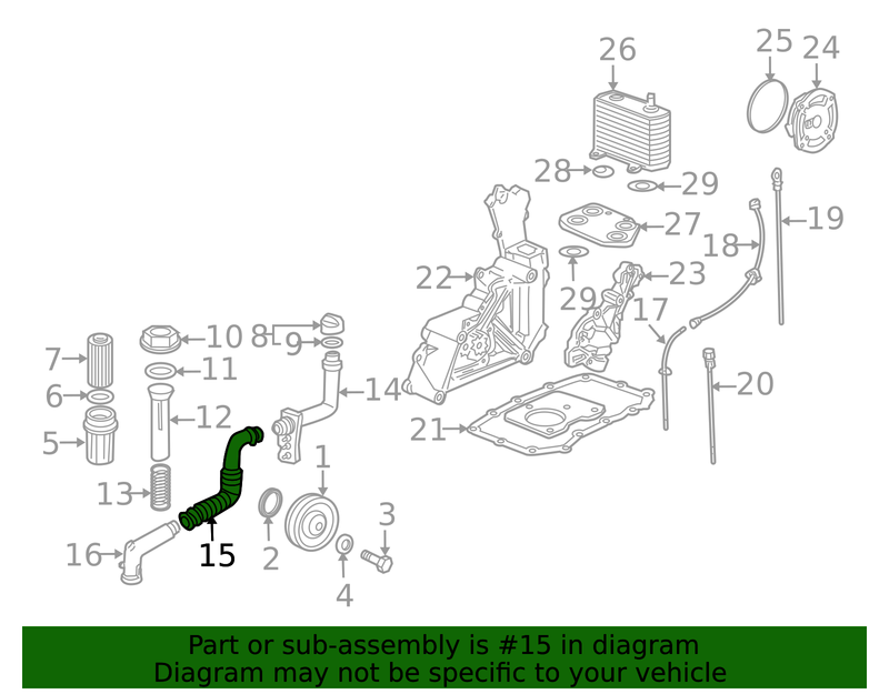 Genuine Porsche parts diagram