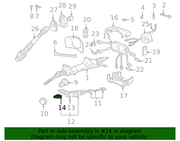 Part can be found as reference #14 in illustration