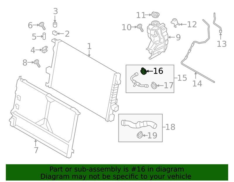 Genuine Porsche parts diagram