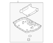 Genuine Porsche parts diagram
