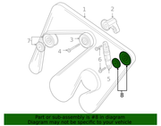Genuine Porsche parts diagram