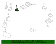 Genuine Porsche parts diagram
