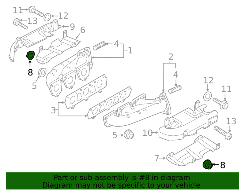 Genuine Porsche parts diagram