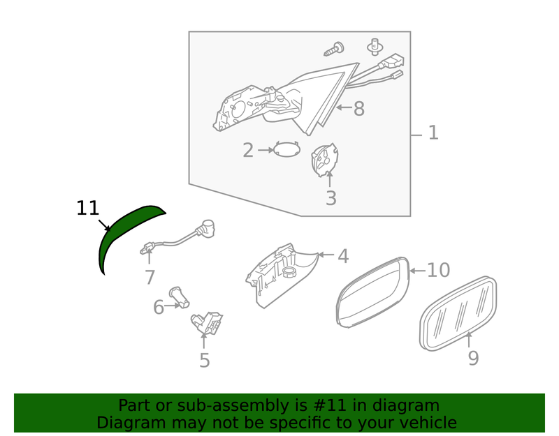 Genuine Porsche parts diagram
