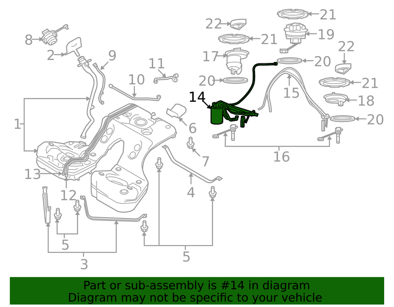 Genuine Porsche parts diagram