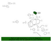 Part can be found as reference #13 in illustration