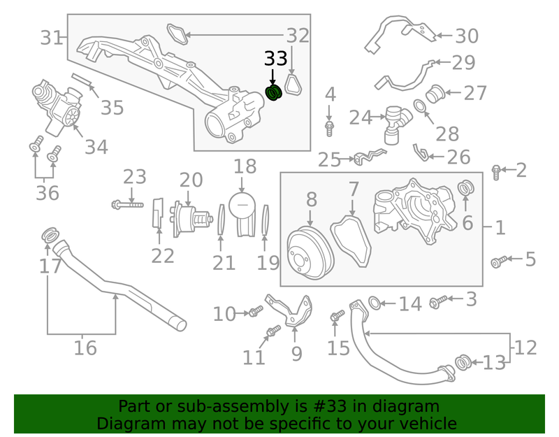 Genuine Porsche parts diagram