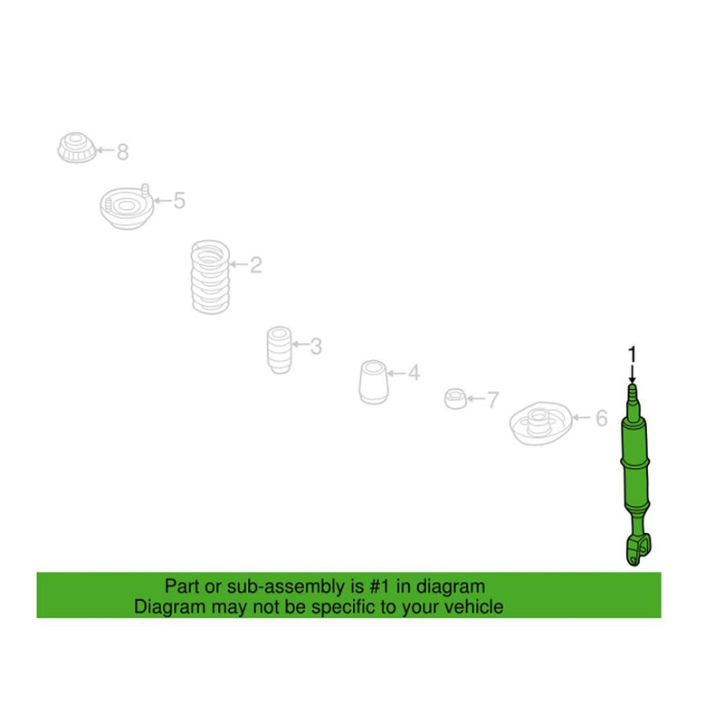 Genuine VW/Audi Shock Absorber – Front 8D0413031BR