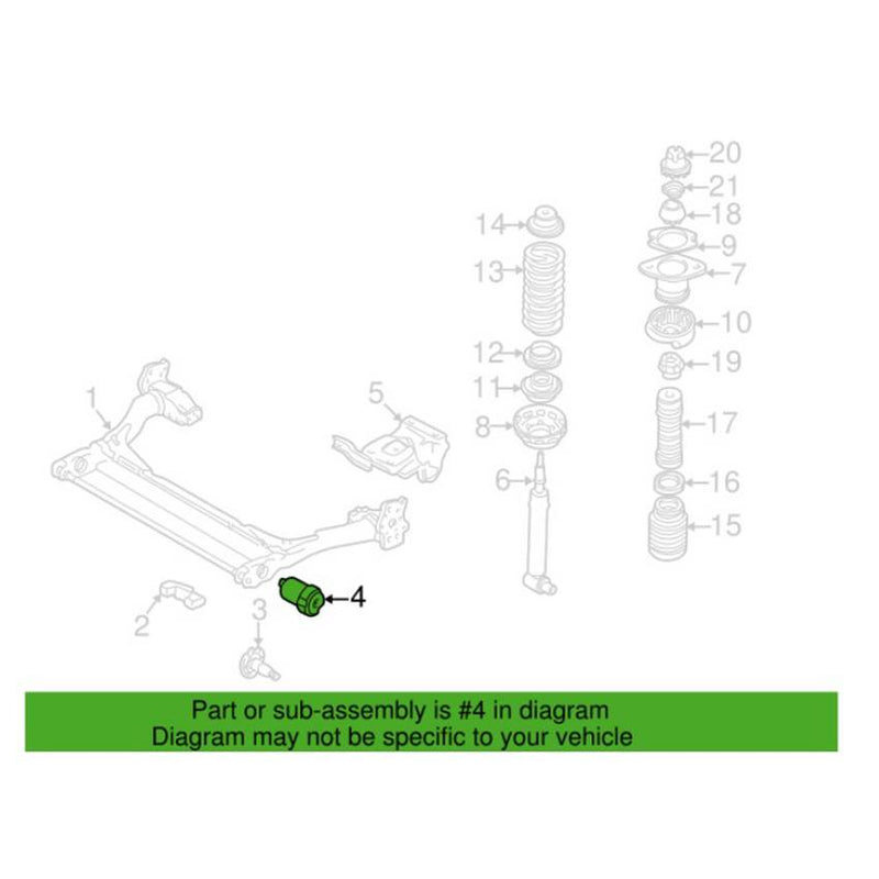 Genuine VW/Audi Subframe Bushing – Rear 8D0501541A