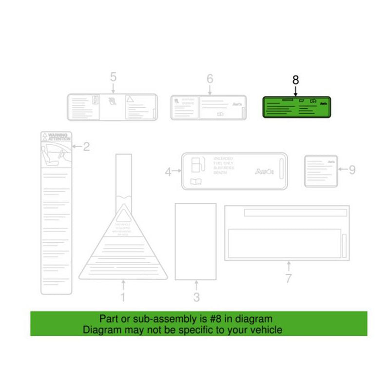 Sticker (Engine Oil System)