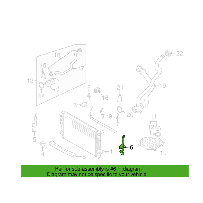 Radiator Air Duct – Driver Side