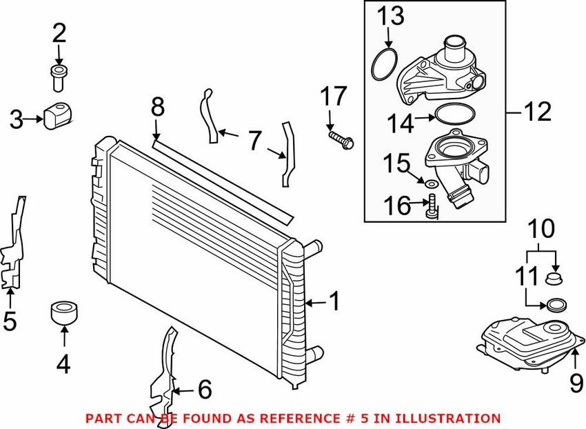 Radiator Support Baffle – Passenger Side