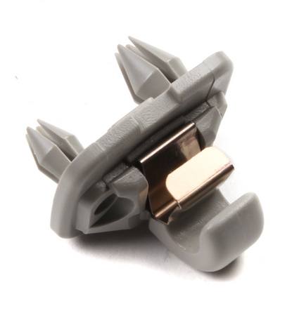 Genuine VW/Audi Visor Clip (Gray) 8W0857562AJ50