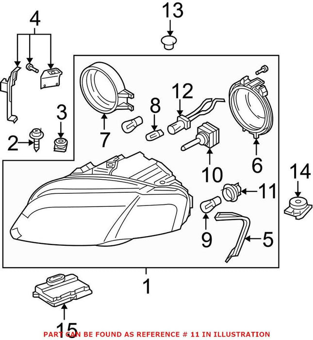 Genuine VW/Audi Turn Signal Light Socket – Front 8E0953123