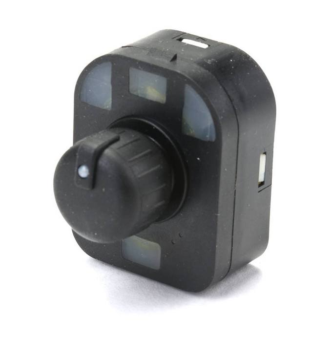 Genuine VW/Audi Mirror Adjustment Switch (Black) 8E0959565A4PK