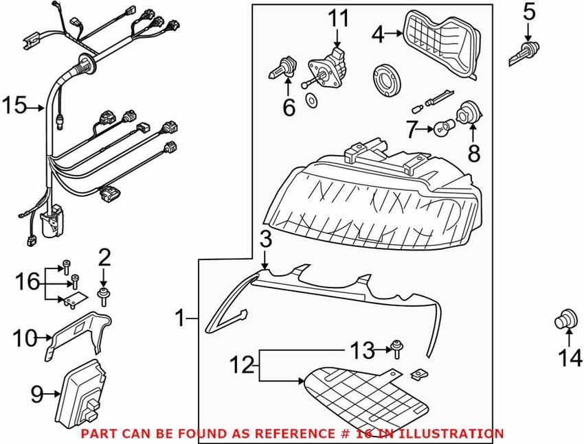 Headlight Bracket – Passenger Side