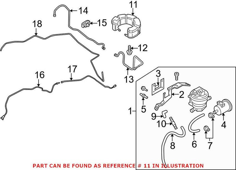 Genuine VW/Audi Vapor Canister 8J0201797D – Genuine VW/Genuine VW/Audi