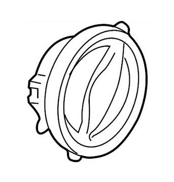 Genuine VW/Audi Side Mirror Adjuster (w/ Motor) 8J0959577B