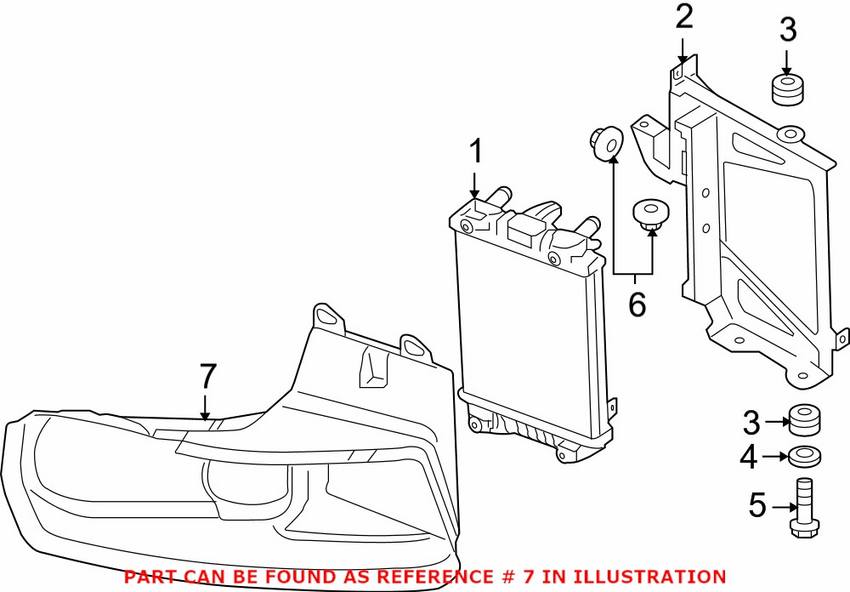 Genuine VW/Audi Air Intake Duct – Driver Side (To Intercooler) 8K0121333A