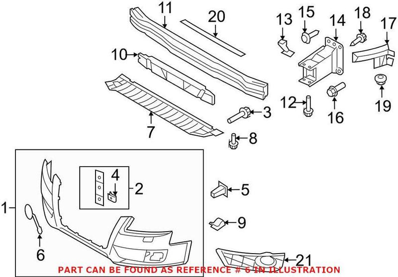 Genuine VW/Audi Tow Eye Cap 8K0807241GRU