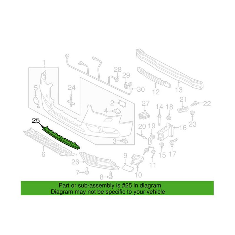 Grille – Front Center (Lower)