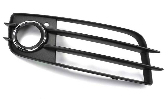 Genuine VW/Audi Foglight Grille – Driver Side (Satin Black) 8K0807681D01C
