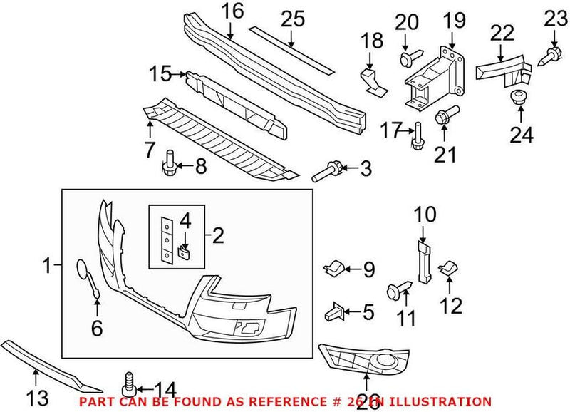 Grille – Front Passenger Side
