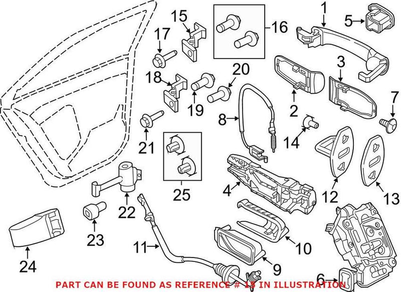 VW Door Hinge 8K0831401H