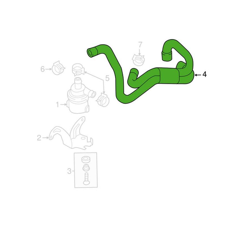 Genuine Vw/Audi Heater Hose 8 K1 819 373 Bj