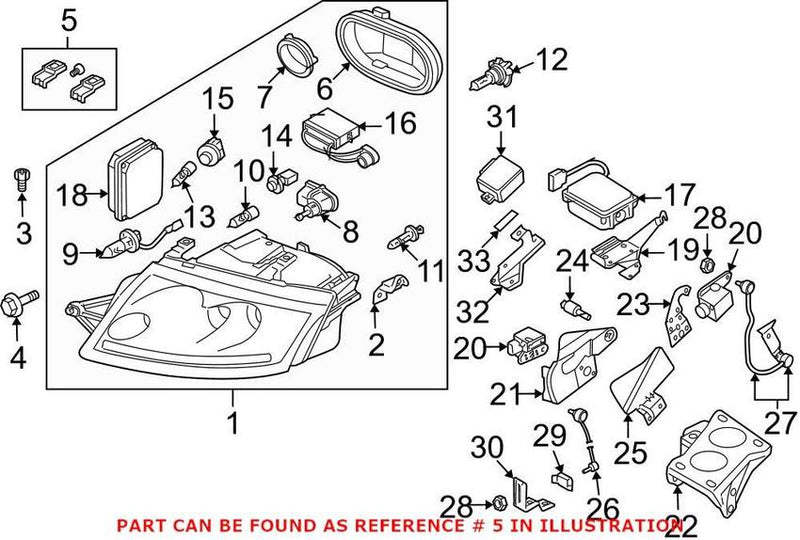 Genuine VW/Audi Headlight Restoration Kit 8N0998121