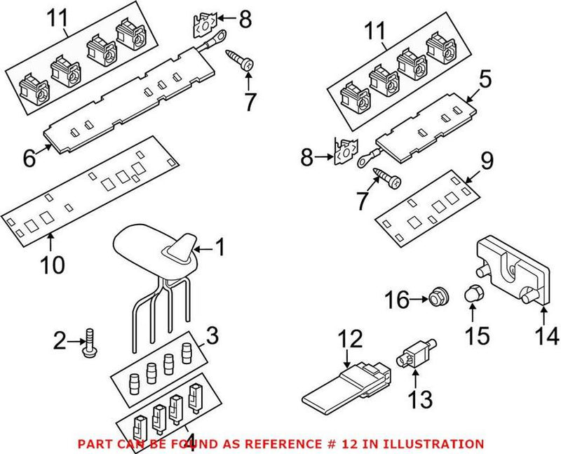 Genuine VW/Audi Mobile Phone Antenna 8P0035503M