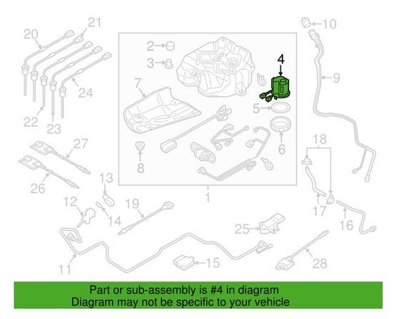 Genuine Vw/Audi Emissions Fluid Pump 8 R0 131 969 G
