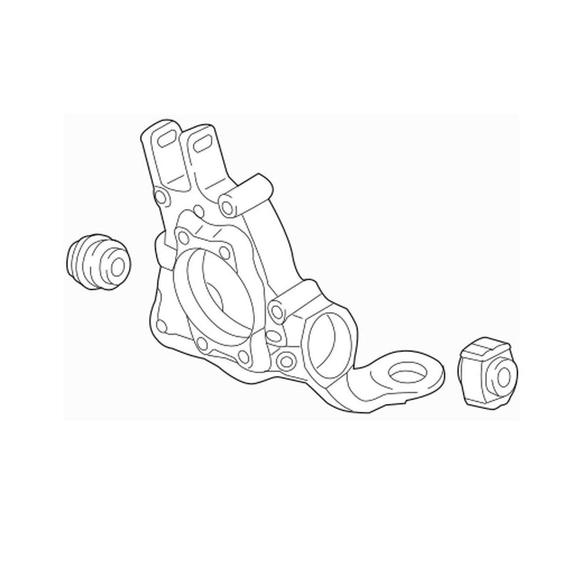 Genuine VW/Audi Steering Knuckle – Rear Passenger Side 8R0505432F