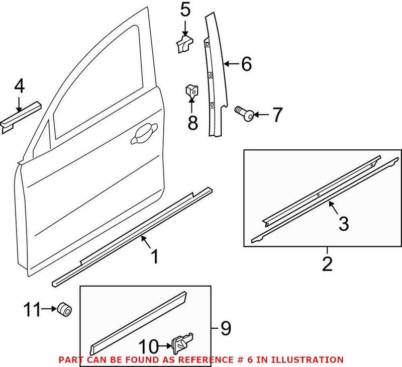 Door Applique – Front Passenger Side