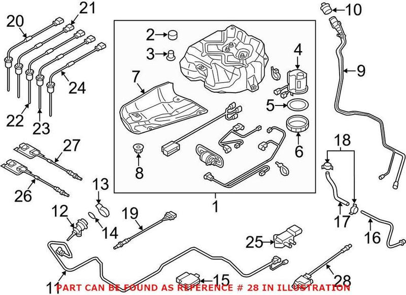 Genuine VW/Audi Diesel Exhaust Particulate Sensor 8R0906261A