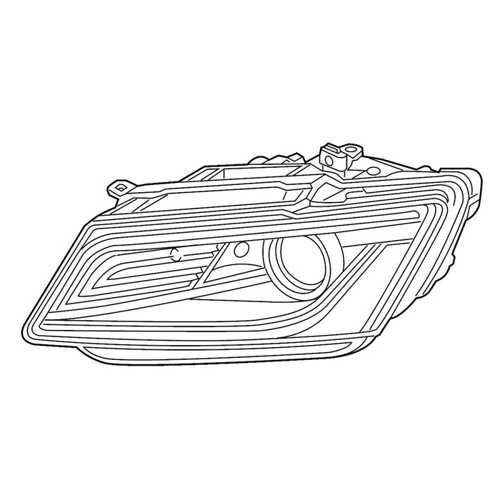 Genuine VW/Audi Headlight Assembly – Driver Side (Xenon) (Adaptive) 8R0941753E
