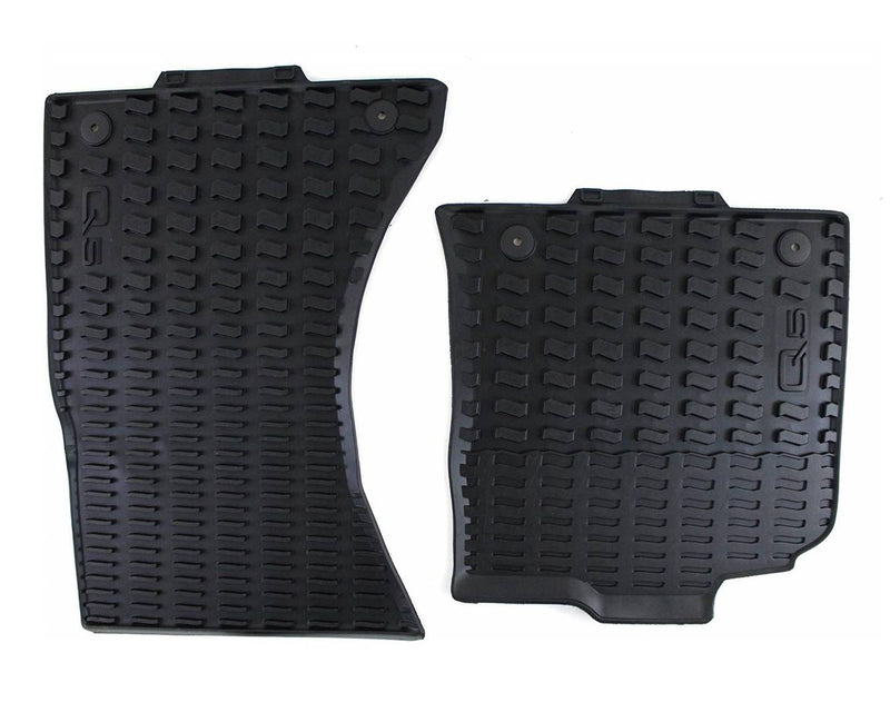 Genuine VW/Audi Floor Mat Set – Front (All-Weather) (Black) 8R1061221041