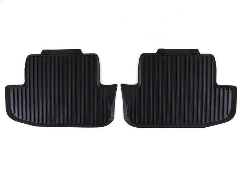 Genuine VW/Audi Floor Mat Set – Rear (All-Weather) (Black) 8T0061511041