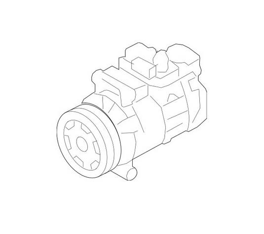 Genuine VW/Audi A/C Compressor 8T0260805N