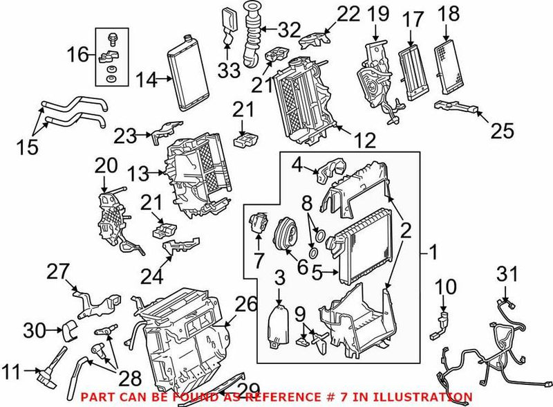 Genuine VW/Audi A/C Expansion Valve 8T0820679A