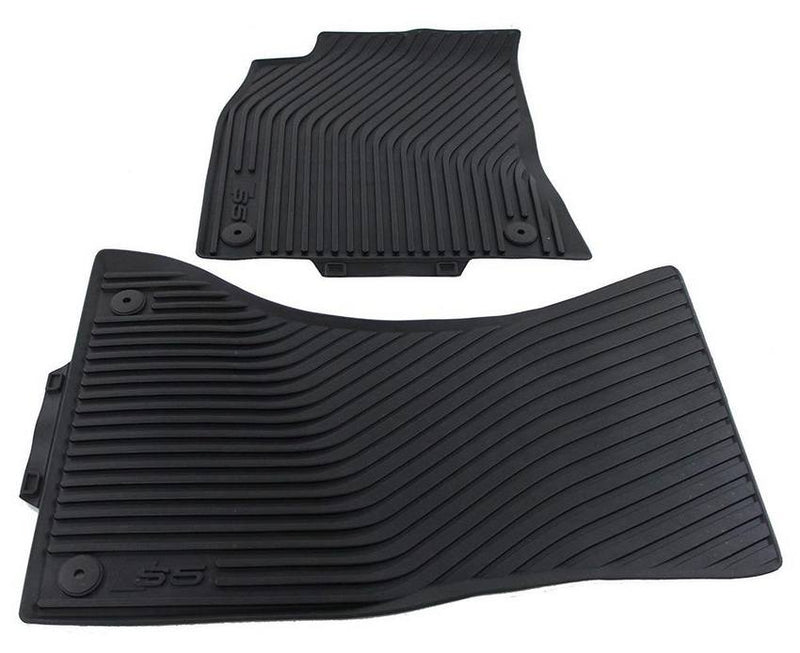 Genuine VW/Audi Floor Mat Set – Front (Black) 8T1061221A041